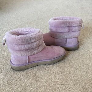 UGG Cozy Pink Fur-Lined Women's Boots